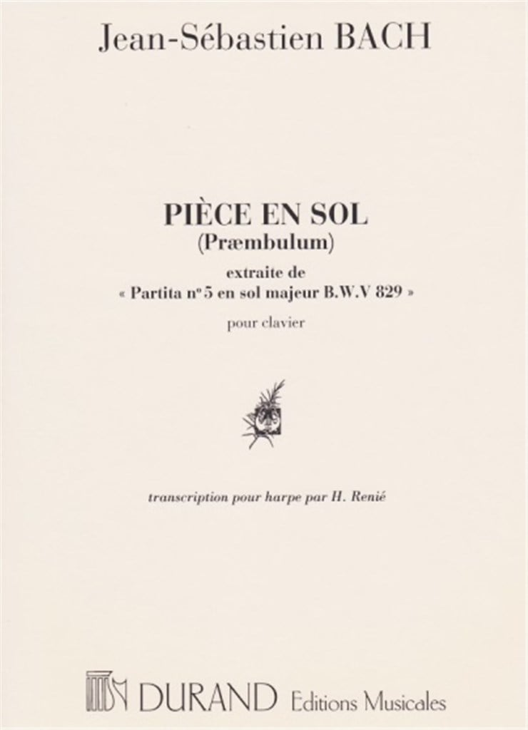 Piece En Sol Harpe (Renie